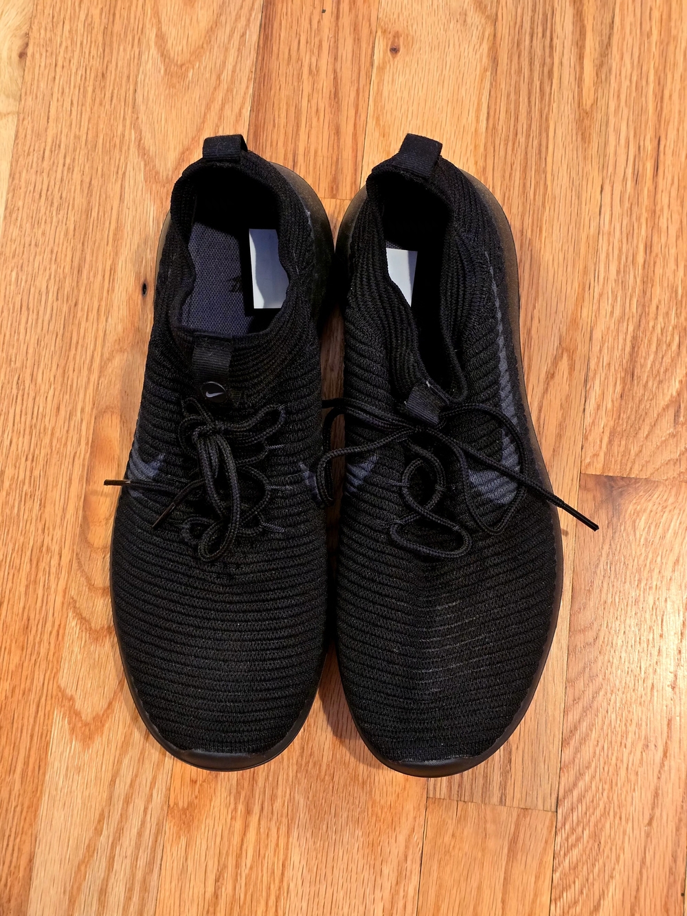 Nike Roshe Two Flyknit Black Running Sneakers